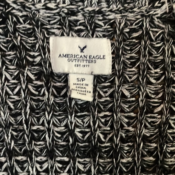 Black and White Knit Cardigan - Picture 2 of 2